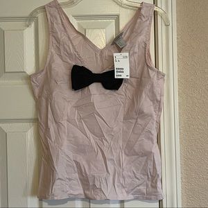 H&M Pink tank with black bow